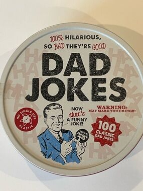 Professor Puzzle Dad Jokes set featuring 100 hilariously cringe-worthy classic